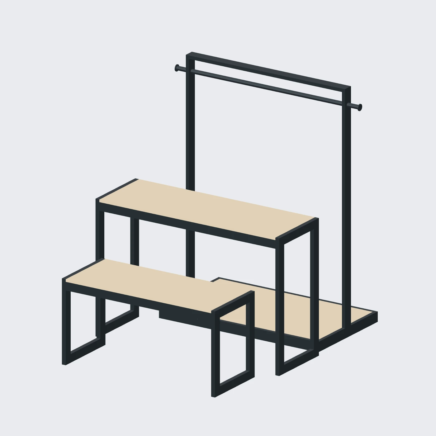 Rail & Nesting Table Set