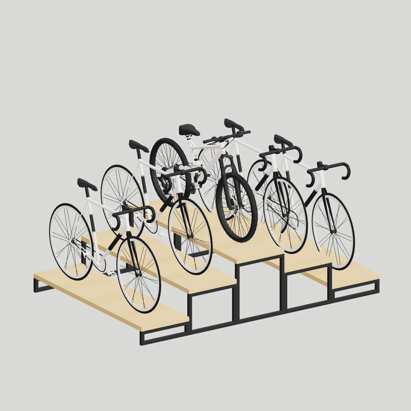 Open-Frame Bicycle Platforms — alternate angle