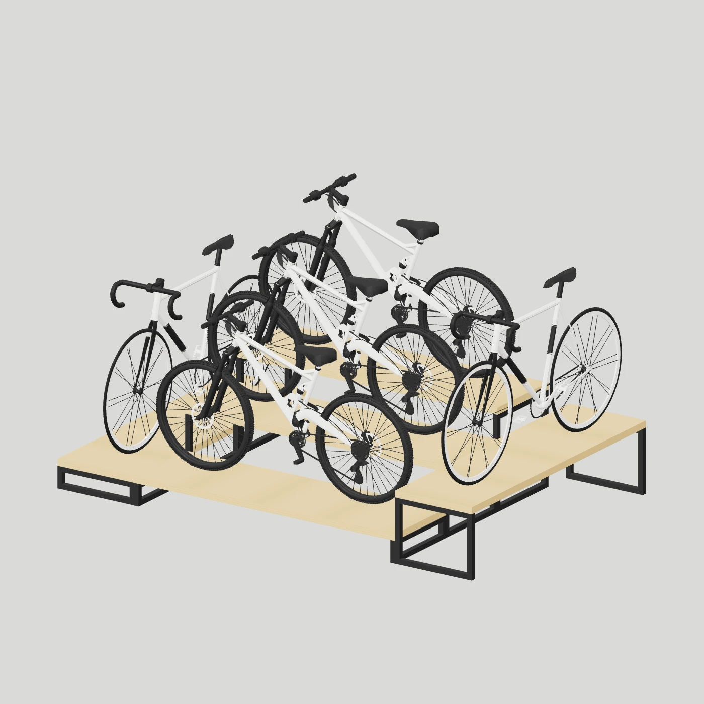 Open-Frame Bicycle Platforms · Extended