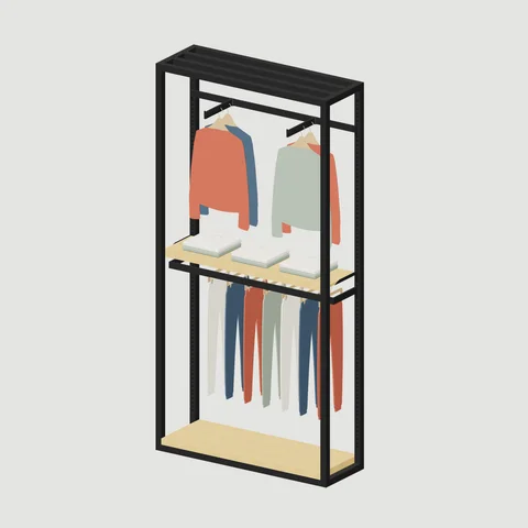 Freestanding Clothing Rack · Beam 1200
