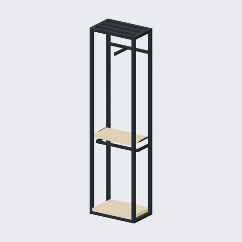 Beam-Top Wall Bay · Narrow