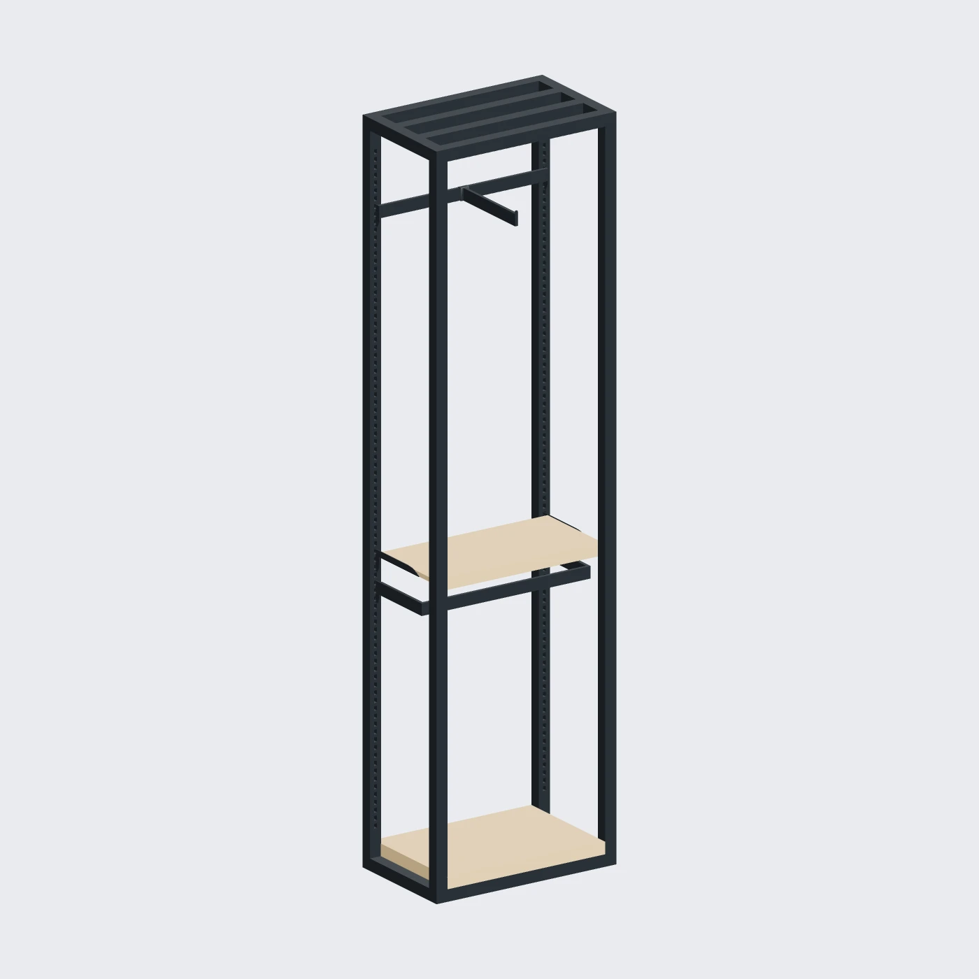 Beam-Top Wall Bay · Narrow — alternate angle