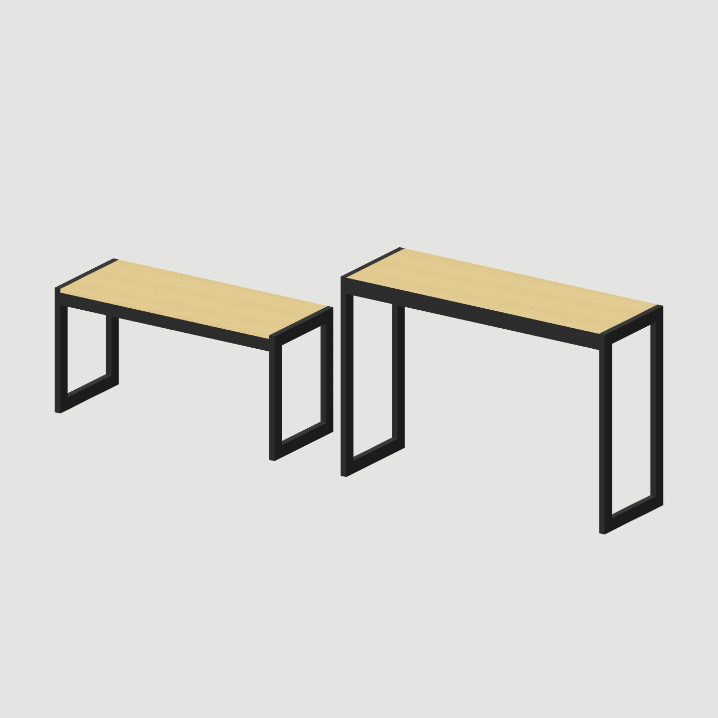 Wood-Top Nesting Tables