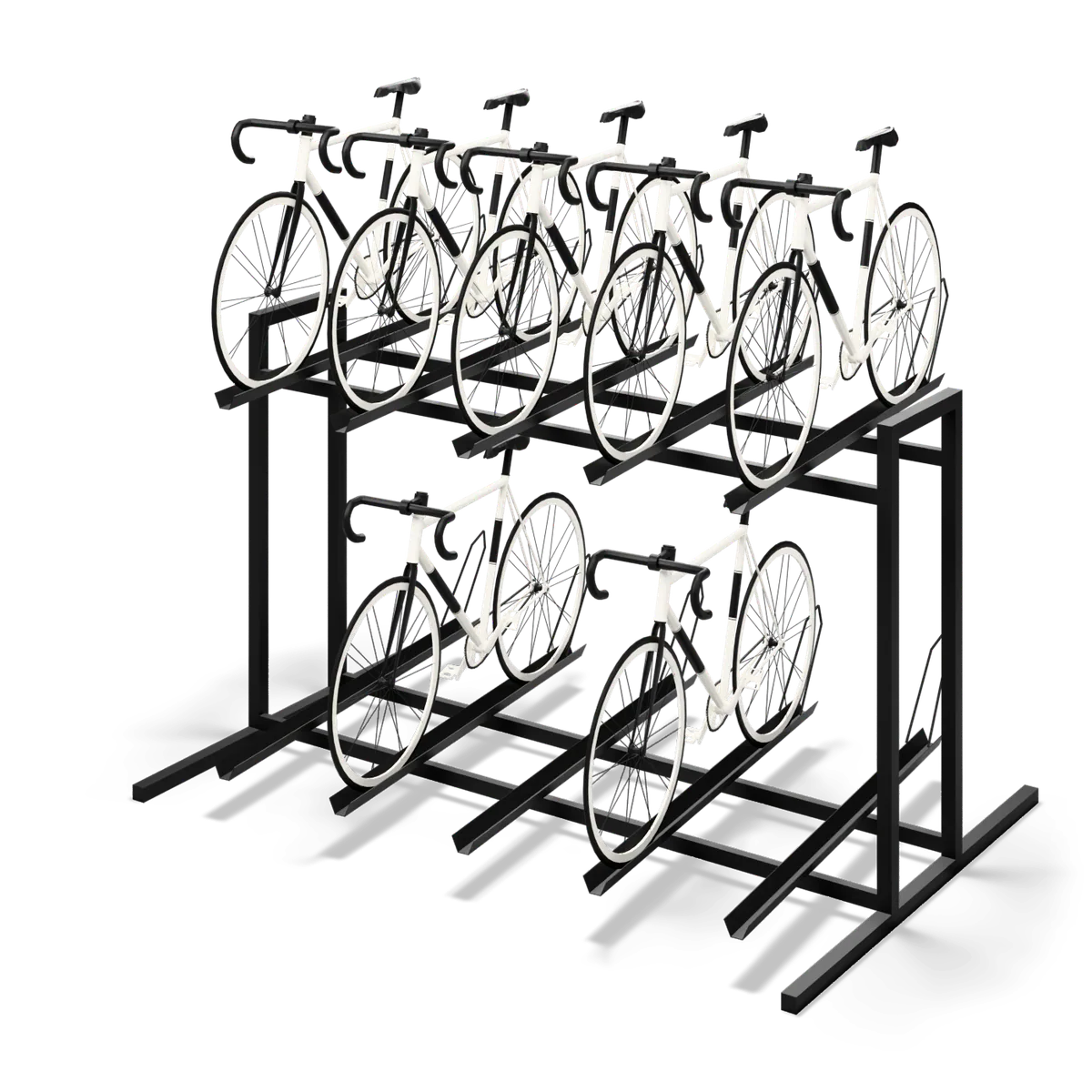 Two-Tier Bicycle Display Rack · Selected bicycle collection