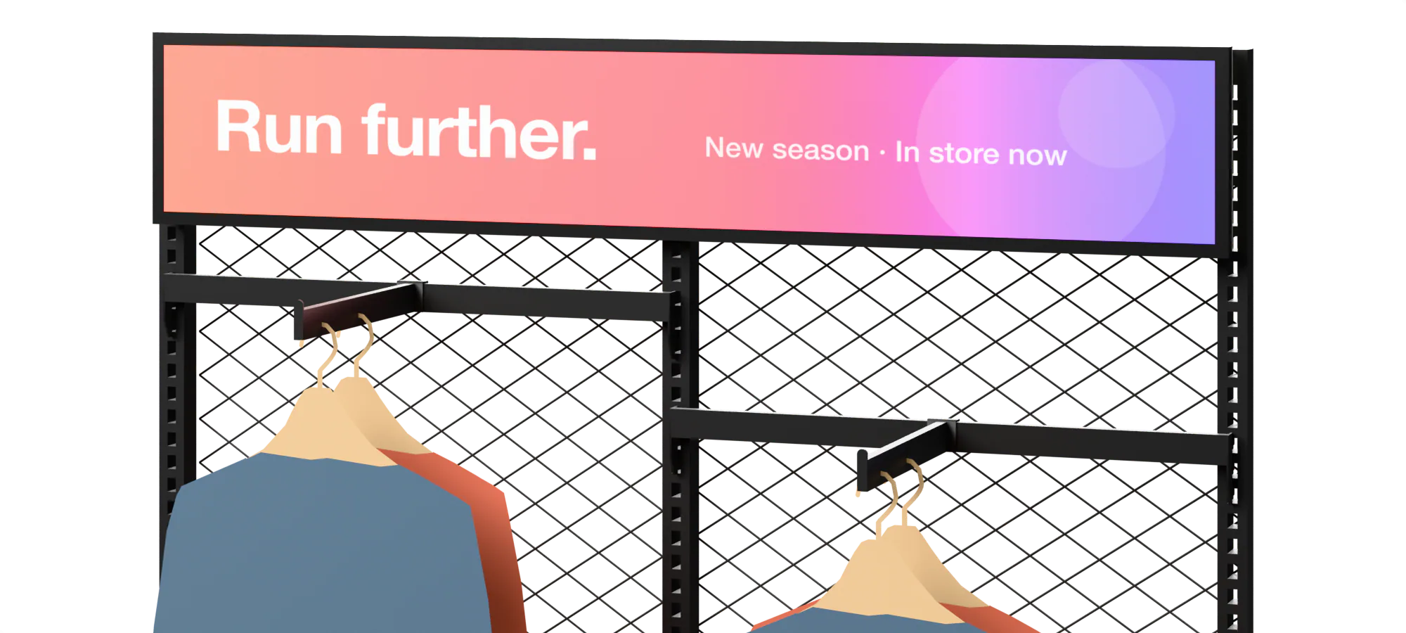 Header screen close-up